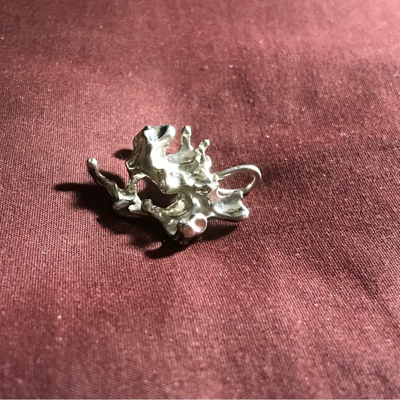 Sterling Silver Large Free Form Pendant - Picture 7 of 16